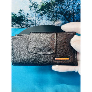 Key Holder Black Euopean Leather VGC CalvaHouse